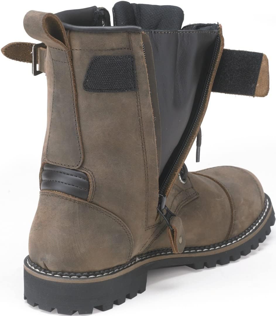 Kochmann Rider wasserdichte Motorradstiefel (Brown,42) 42 EU Braun, 42 EU Braun