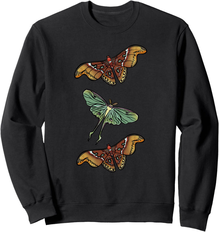 Atlas Falter Luna Falter Motten Sweatshirt