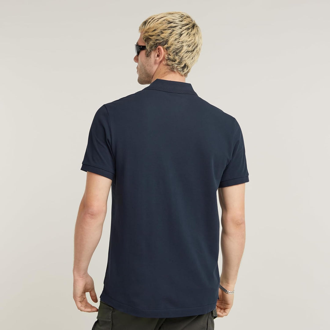 G-STAR Herren Dunda Slim Polo Ss Polos, Blau (Sartho Blue D11595-5864-6067)