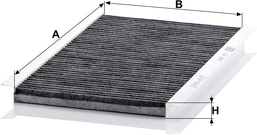 MANN-FILTER CUK 3455 Innenraumfilter – Pollenfilter mit Aktivkohle – Für PKW, CUK