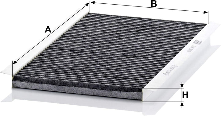 MANN-FILTER CUK 3455 Innenraumfilter – Pollenfilter mit Aktivkohle – Für PKW, CUK