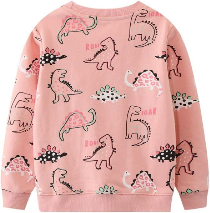 Little Hand Mädchen Sweatshirt für Kinder Baumwolle Top Casual Jumper Kleinkind Langarm Pullover 92