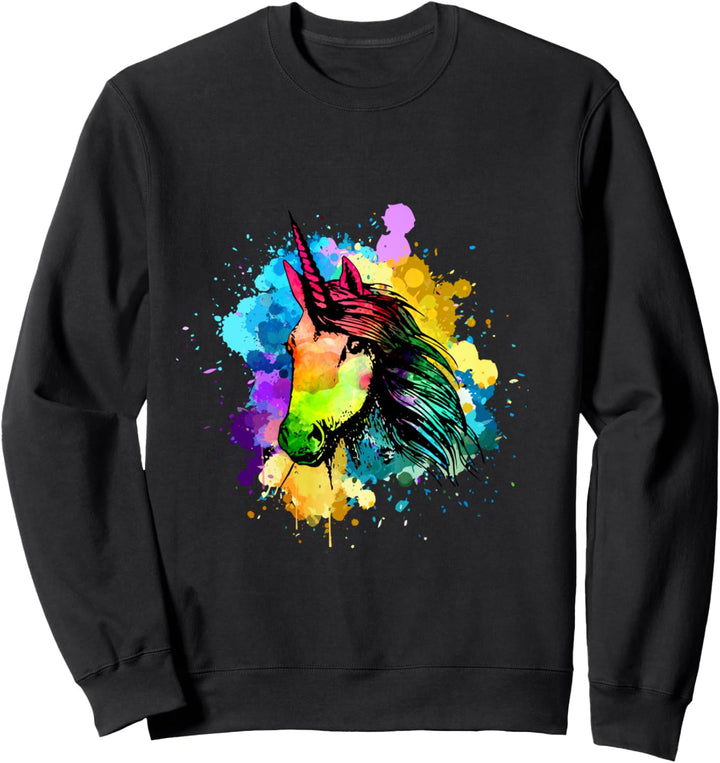 Einhorn - Wasserfarben Unicorn Sweatshirt