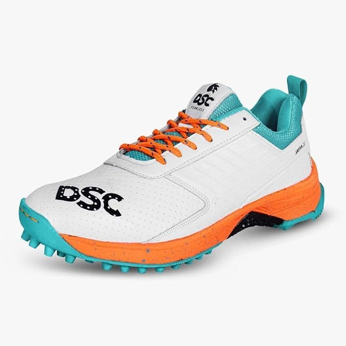 DSC Herren Jaffa 22 Cricketschuhe Cricket-Schuhe, Spikes 44 EU Orange, 44 EU Orange