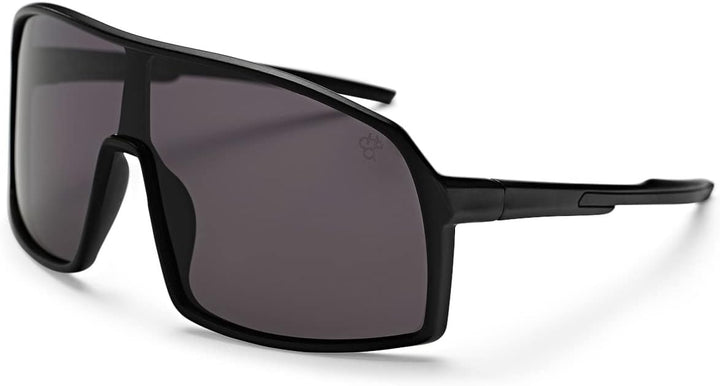CHPO Unisex Erica Sunglasses 60 Matte Black, 60 Matte Black