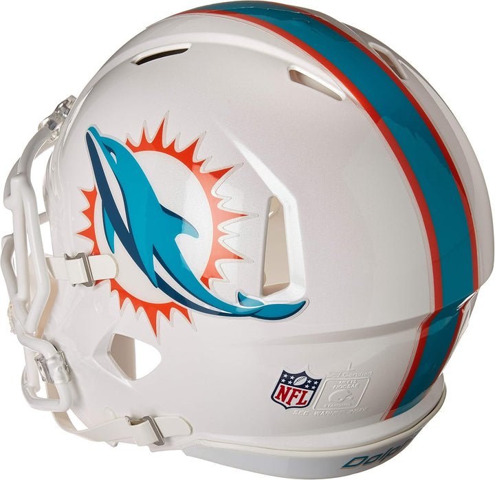 Riddell Authentic Full Size Miami Dolphins Helm Authentische volle Grösse Speed Style 2018, Teamfarb
