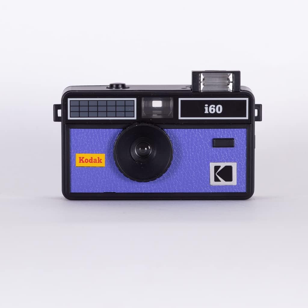 Kodak i60 Wiederverwendbare 35-mm-Filmkamera – Retro-Stil, fokussierfrei, integrierter Blitz, Drücke