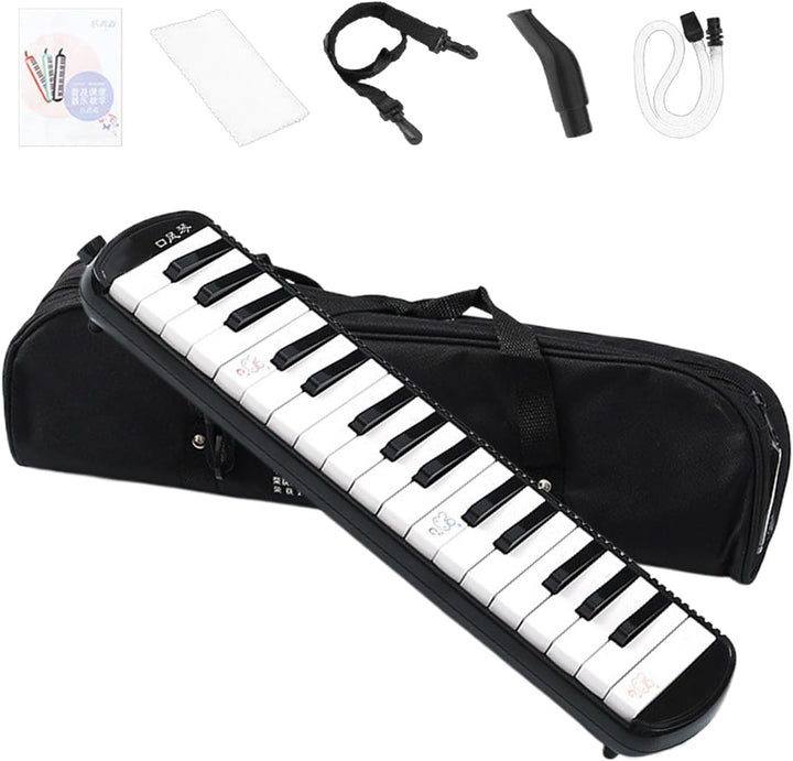 32 Tasten Melodica Für Kinder Melodica Instrument Mit Tragetasche Geeignet, Blasinstrument Mit 2 Wei