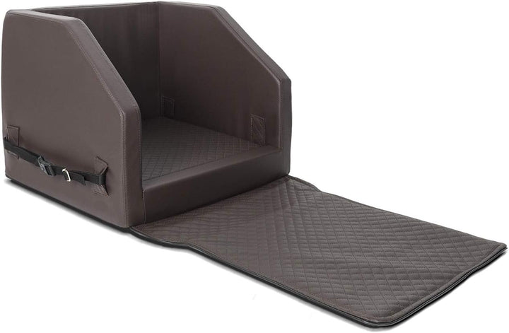 Mayaadi-Home Hundeautositz Beno Hundesitz Hundebett Autokörbchen Autositz Kunst Leder Auto Sitz Wass