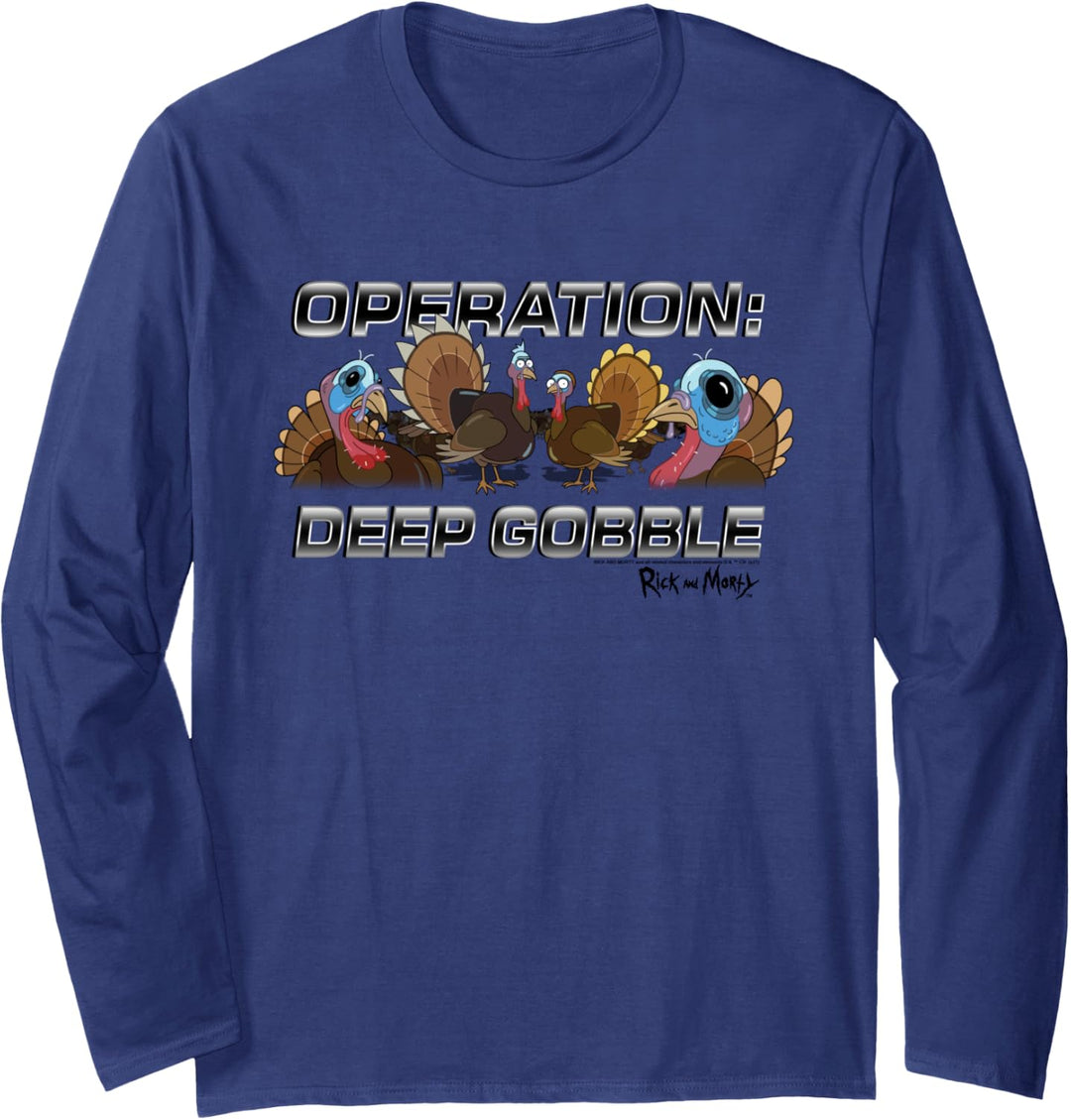 Rick and Morty Operation Deep Gobble Langarmshirt