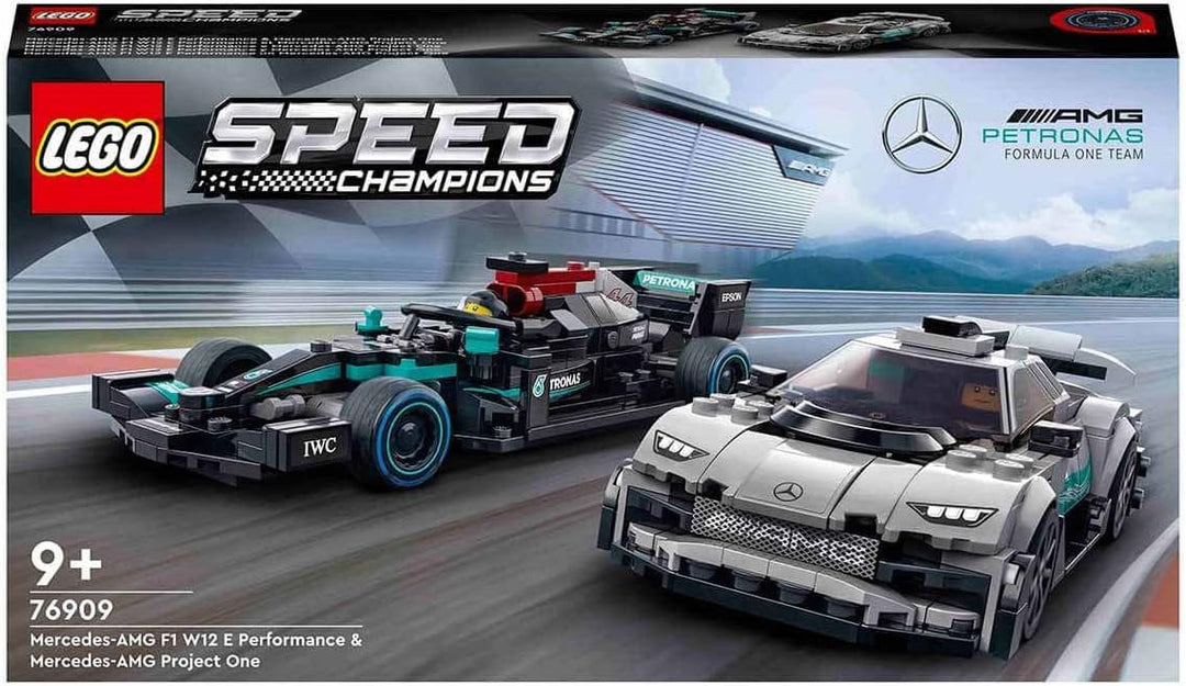 LEGO Speed Champions - 76909 Mercedes-AMG F1 W12 E Performance &amp; Mercedes-AMG Project One