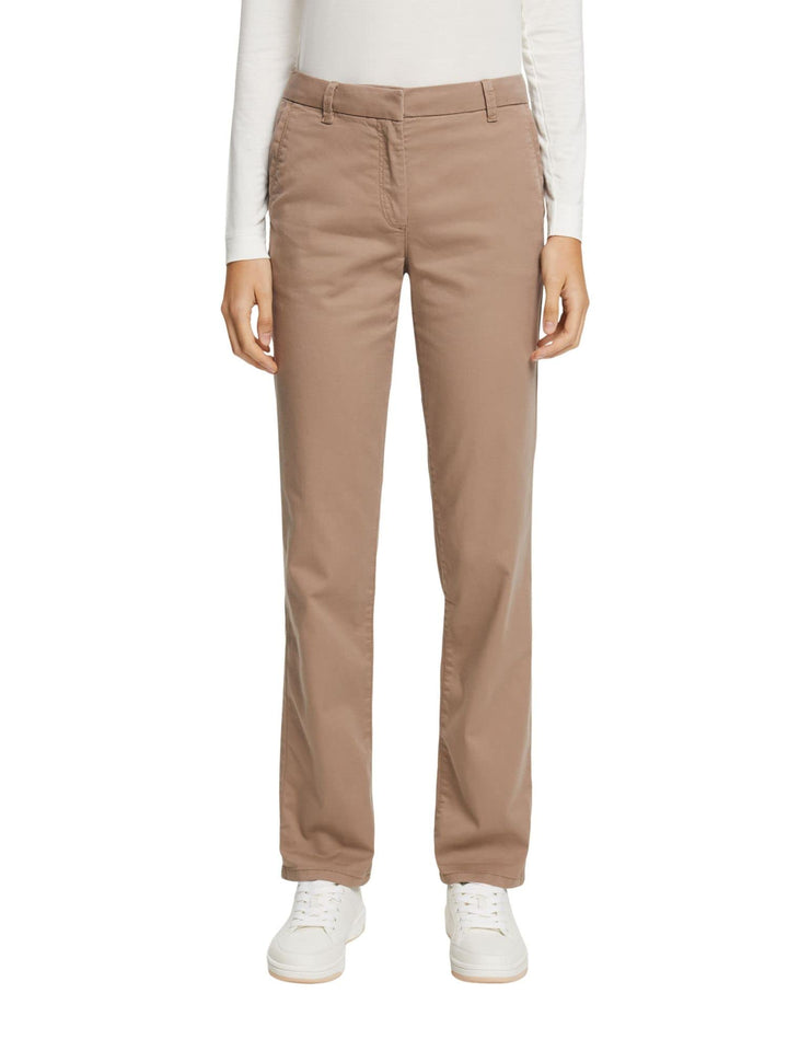 ESPRIT Damen Hose 32W / 32L 240/Taupe, 32W / 28L