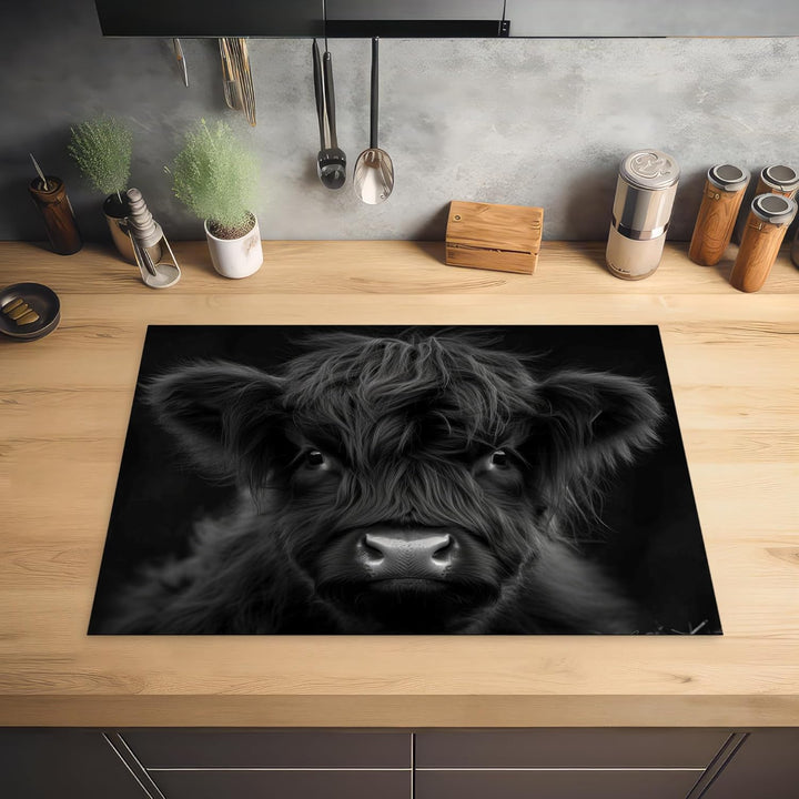 KitchenYeah© Herdabdeckplatte 75x52 cm Einteilig Induktionsmatte Küche Abdeckung Ceranfeld Herd Abde