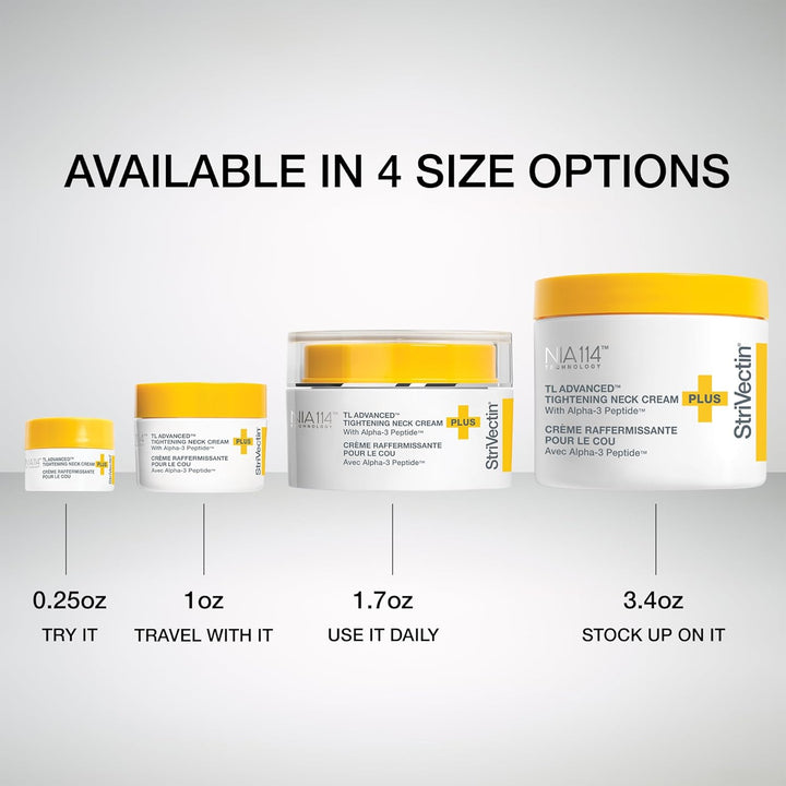 StriVectin TL Advanced™ Tightening Neck Cream PLUS, 3.4 oz for Tightening and Firming Neck & Décolle
