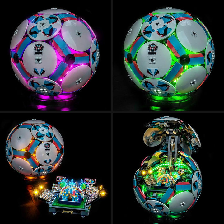 Led Licht Set Kompatibel mit Lego 43019 Soccer Ball (Kein Modell), Dekorationsbeleuchtungsset Compat