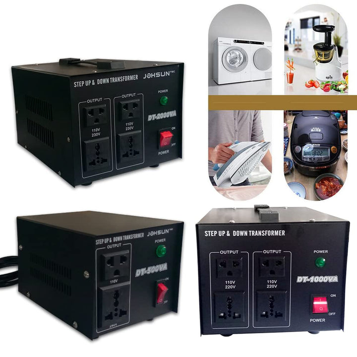 2000W Spannungswandler Voltage Converter 220V auf 110V Transformator Spannungswandler Ringkern-Trans