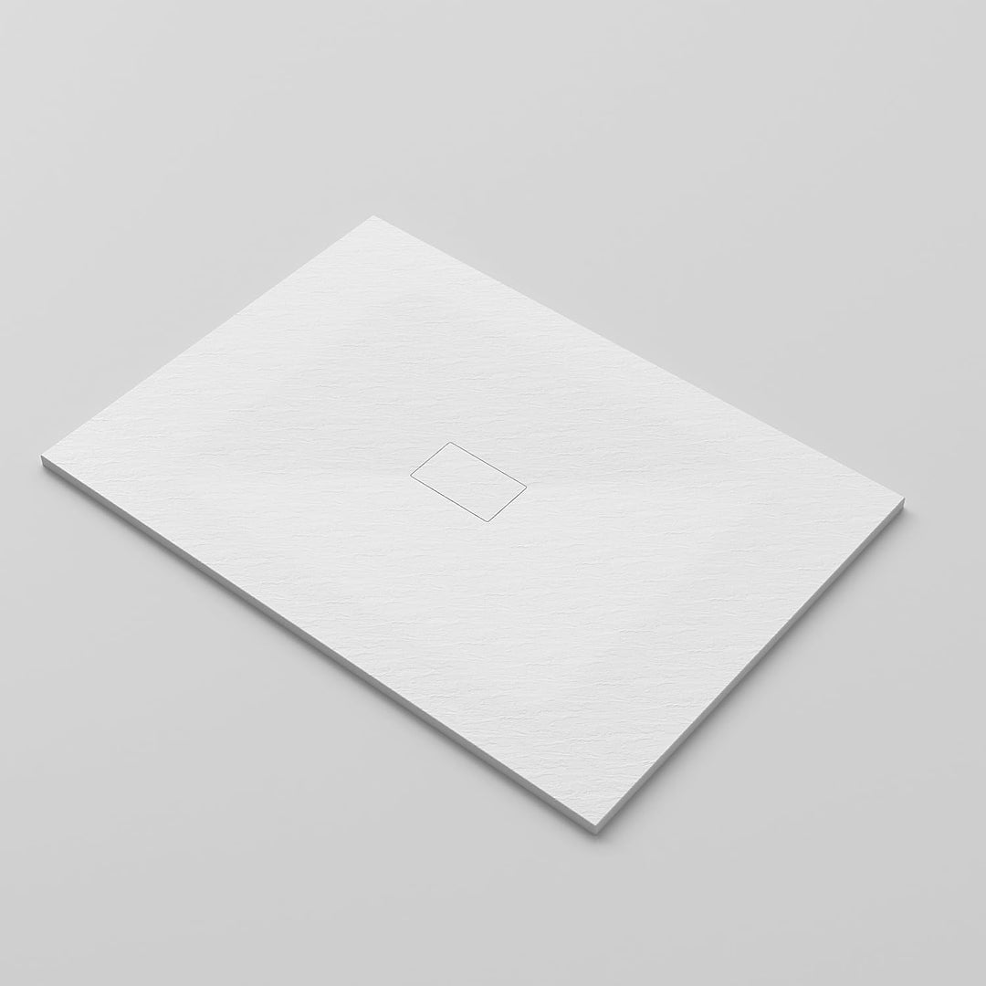 AQUABATOS SMC Duschwanne 140x100 cm Weiss Eckig Quadratisch Duschtasse Duschbecken Brausewanne Braus