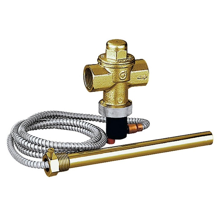 Caleffi Thermische Ablaufsicherung 3/4" IG Anschluss verchromt