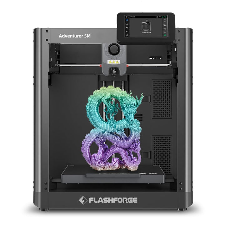 FLASHFORGE Adventurer 5M 3D-Drucker Bietet Eine Max Druckgeschwindigkeit Von 600 mm/s,Automatische N