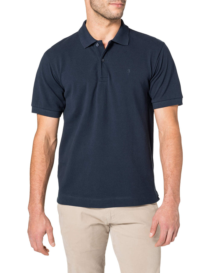 Seidensticker Herren Regular Bügelleicht Polo Kurzarm Polohemd S Navy, S Navy
