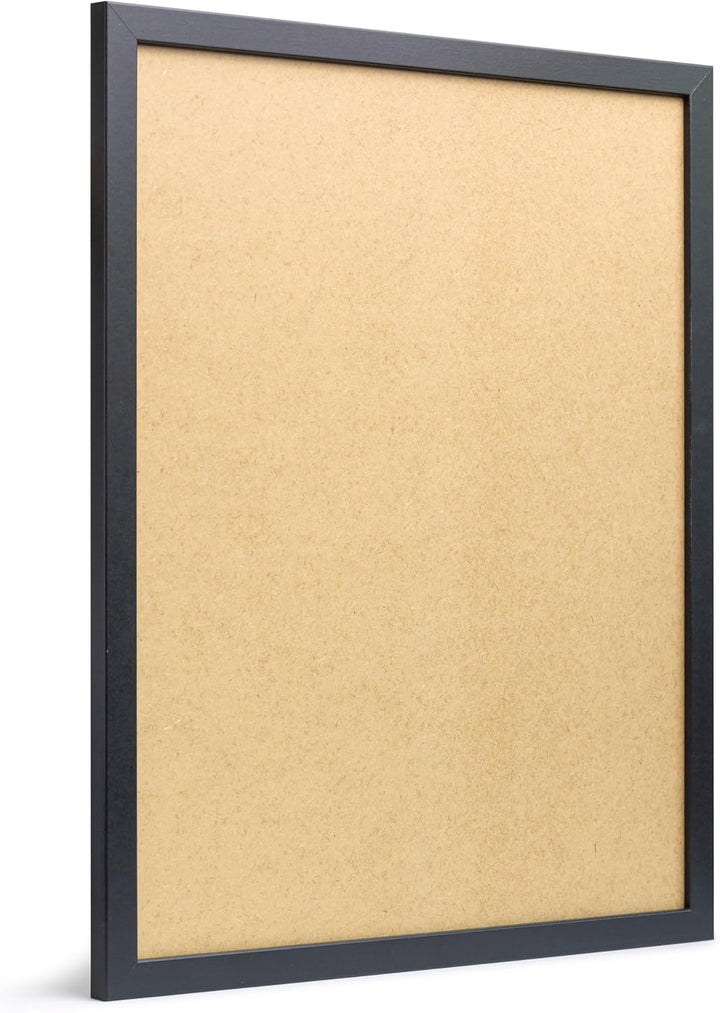 Stallmann Design Bilderrahmen 60x80 cm schwarz Holz mit Acrylglas Rahmen-Breite 20mm Posterrahmen We
