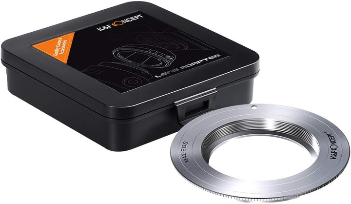 K&F Concept M42-Canon EOS Objektiv Mount Adapter Ring für M42 Objektiv auf Canon EOS DSLR Kamera Obj