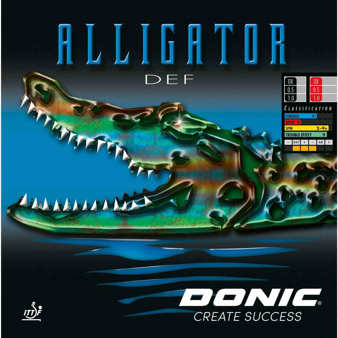 DONIC Belag Alligator DEF rot 0,5 mm, rot 0,5 mm