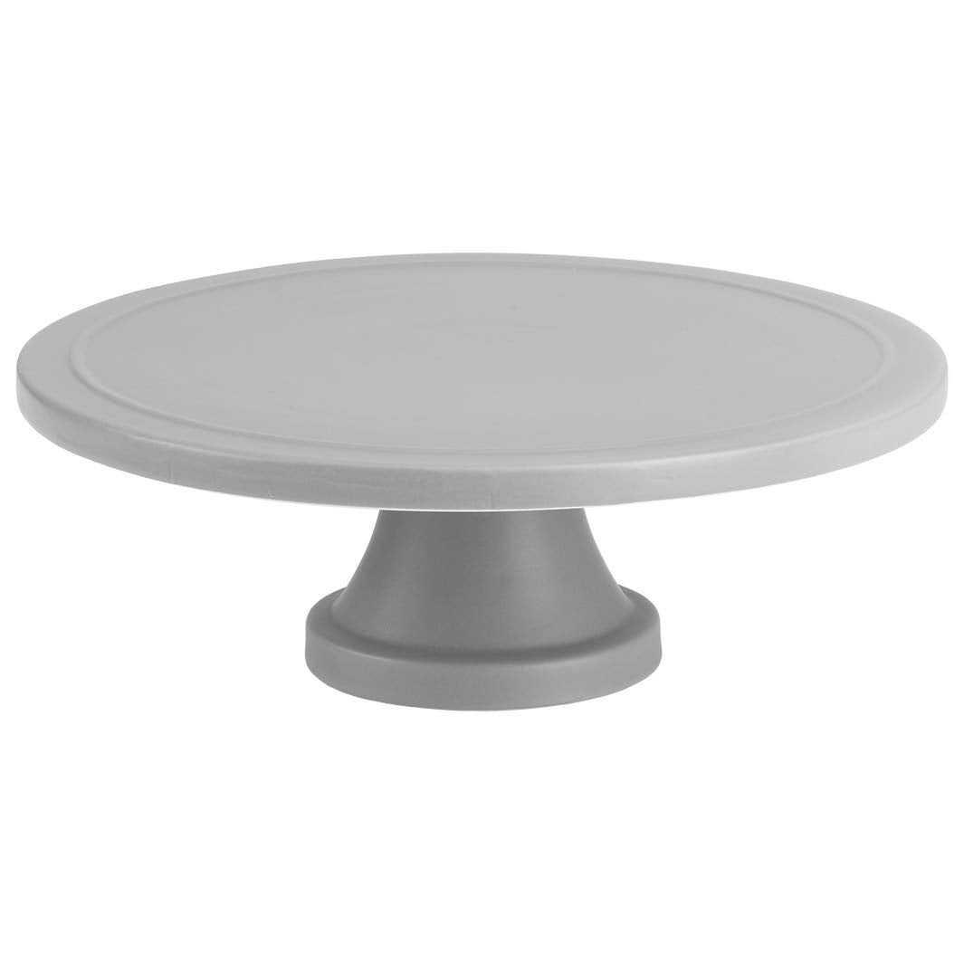 RBV Birkmann, 443679, Trend, Ø 24 cm Tortenplatte, Keramik, steingrau matt Trend Ø 24 cm, Trend Ø 24