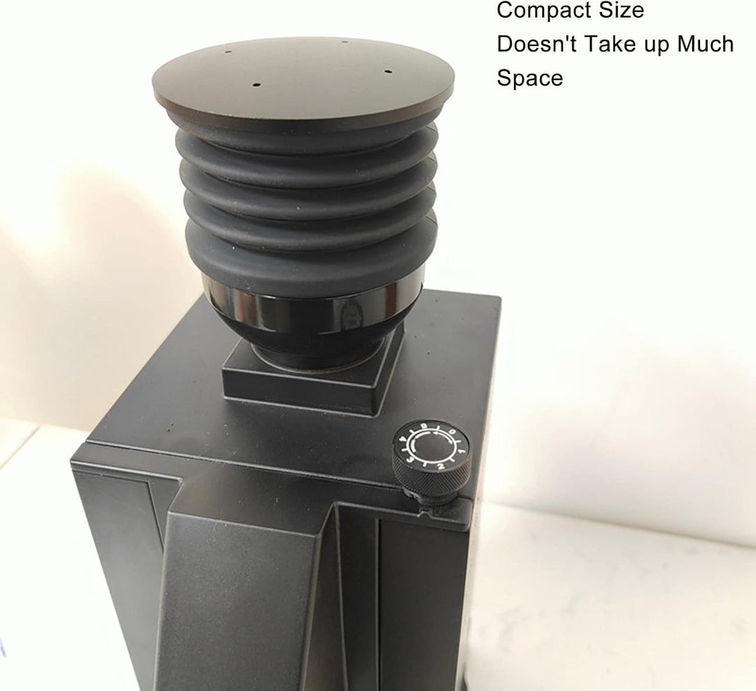 Fockety Kaffeemühle Blowing Bean Bin, Aluminium-Legierung Silikon Kaffeemühle Single Dose Hopper hoh