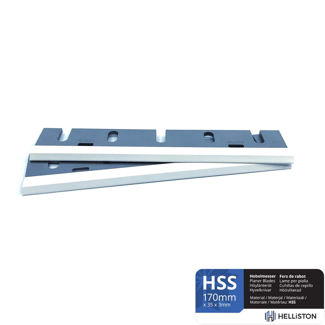 HSS Hobelmesser 170mm für Makita 1806, 1806B, 170 x 35 x 3 mm (2 Stück)
