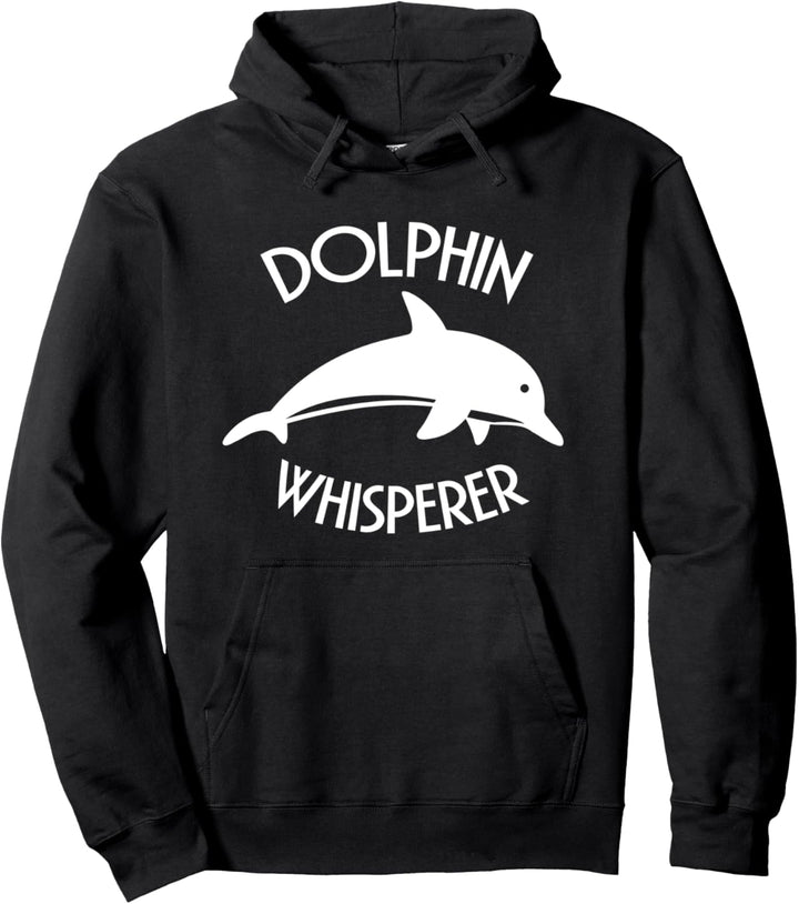 Delphin Whisperer / Lustiger Delphin Schwimmen mit Delphin Pullover Hoodie