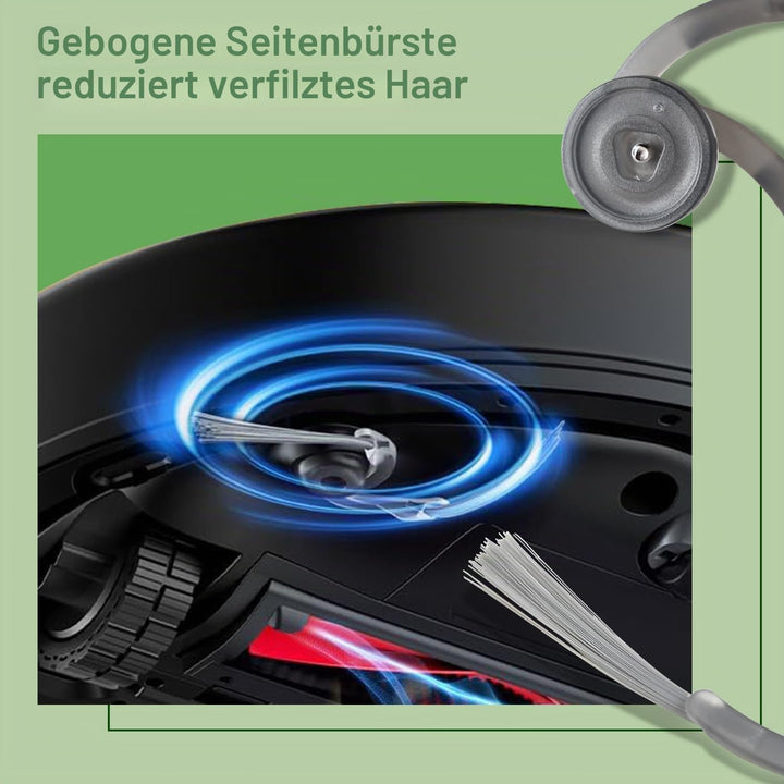 Zubehör für Roborock Q10 S5+ / Q10 X5+ Staubsauger, 1 Hauptbürste, 4 Hepa-Filter, 4 Wischtücher, 6 S