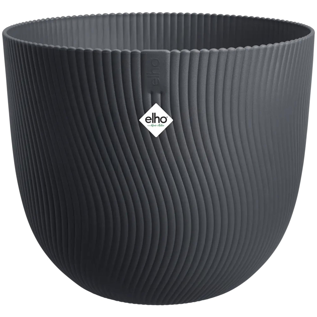 elho Sereh Round 47 - Flower Pot for Indoor and Outdoor Use - 100% Recycled Plastic - Diameter 47.0