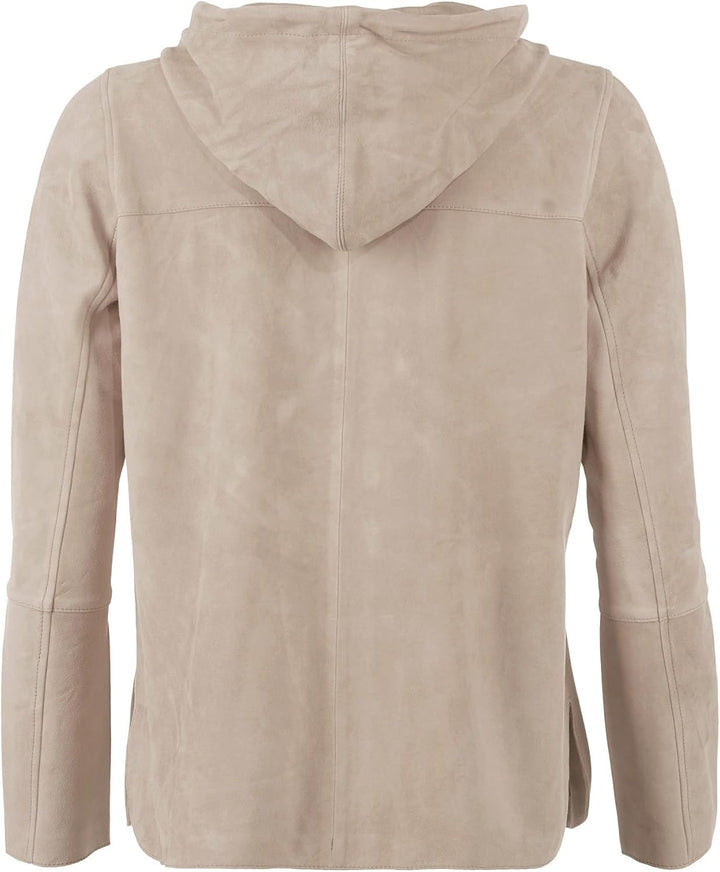 MAZE Damen Lederjacke 4202192 XL greige, XL greige
