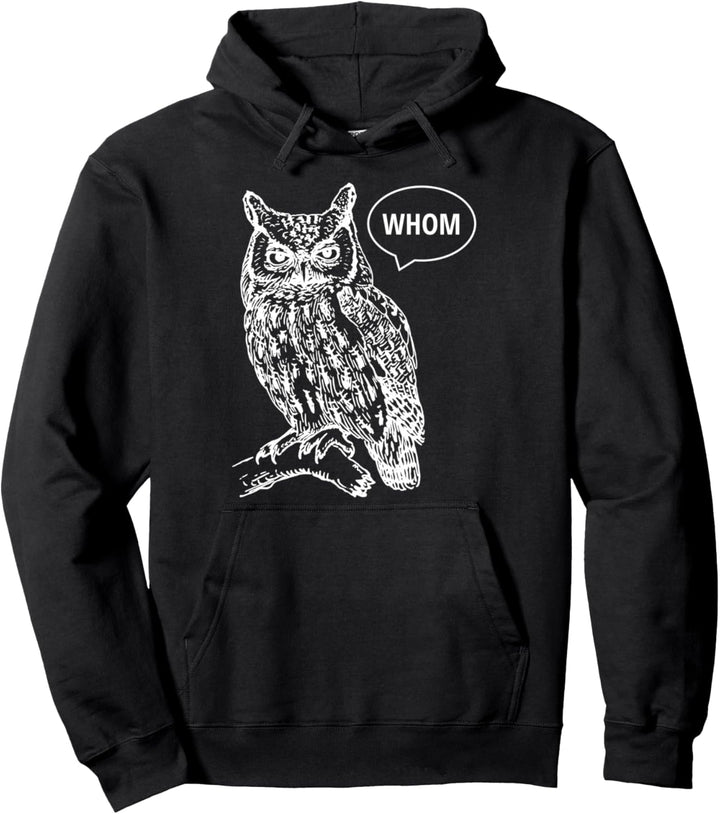 Owl Whom Pullover Hoodie