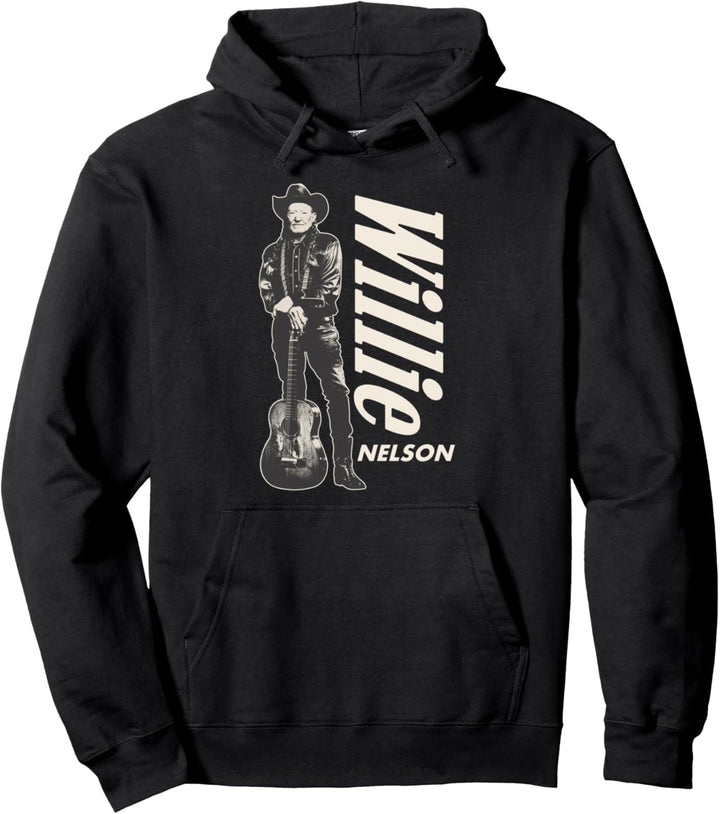 Offizielle Willie Nelson stehende Gitarre Pullover Hoodie