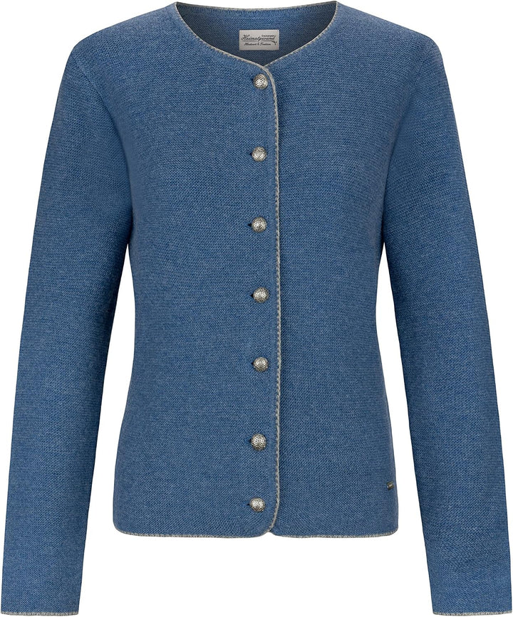 Stockerpoint Damen Trachtenstrickjacke, Enzian