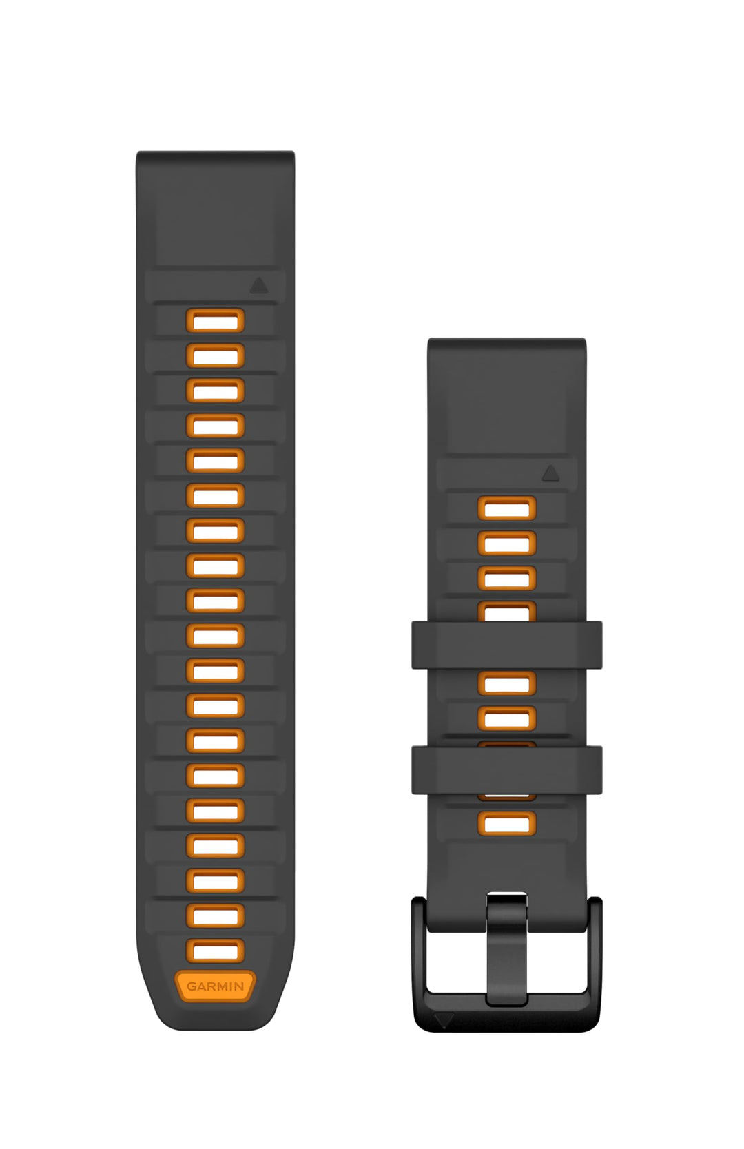 Garmin QuickFit, Silikonband, 20 mm, Schwarz/Kieselgrau, 22 mm