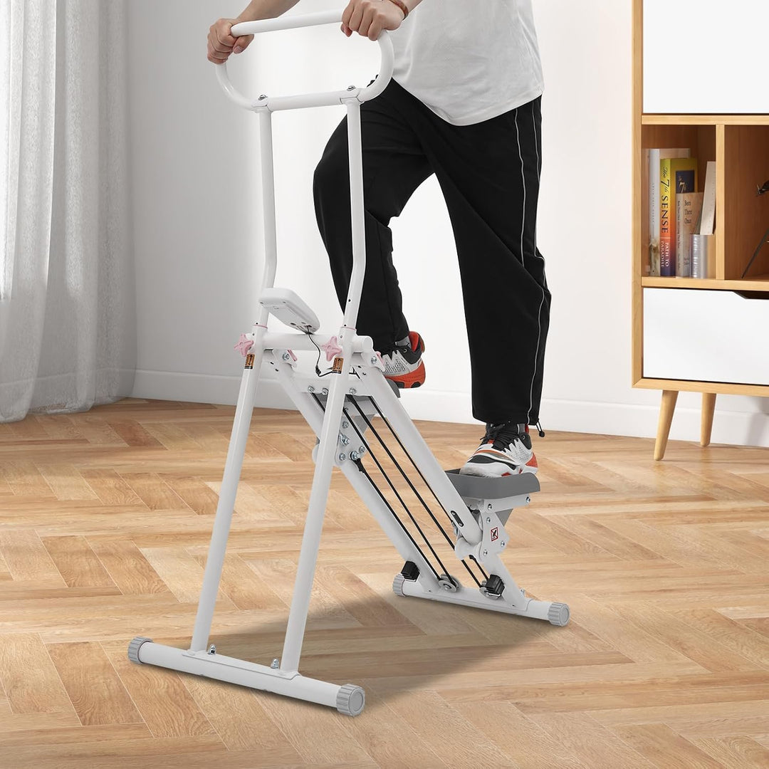 Stair Stepper für Zuhause, Vertikale Klettermaschine, Vertical Climber Maschine, Kreuztrainer mit LC
