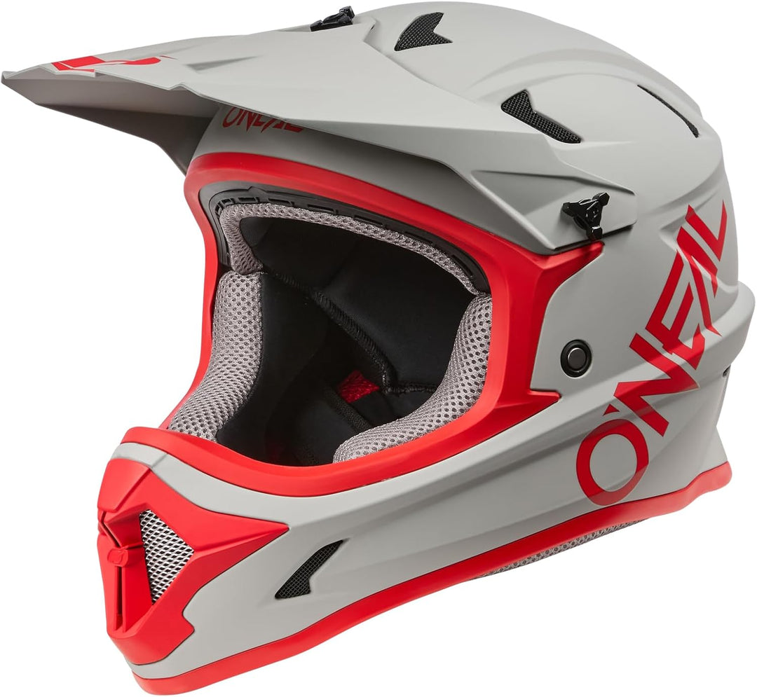 O'Neal Sonus Solid DH Fahrrad Helm Light grau 2026 Oneal XL, XL