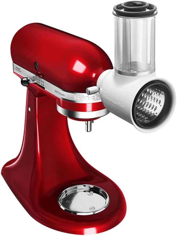 KitchenAid Zubehör Gemüseschneider - 5KSMVSA - Gemüse Zerkleinerer für Küchenmachine - 3 Edelstahl T