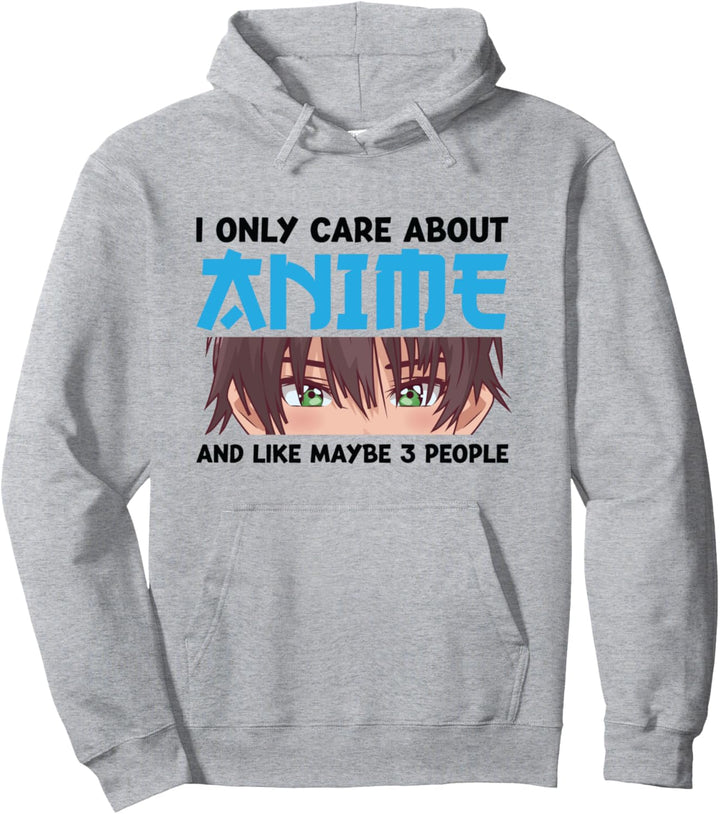 Ich interessiere mich nur für Anime-Anime Pullover Hoodie