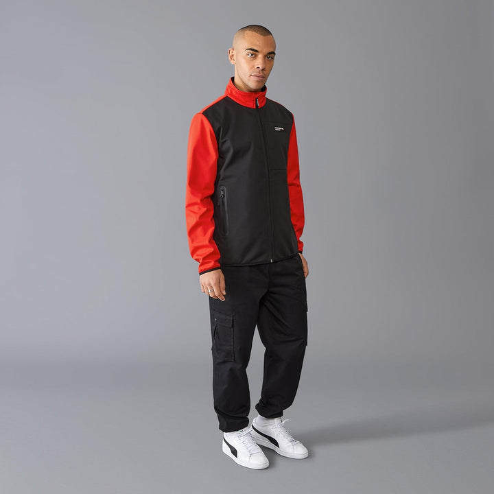 Porsche Motorsport Softshell für Herren – Schwarz M Schwarz, M Schwarz