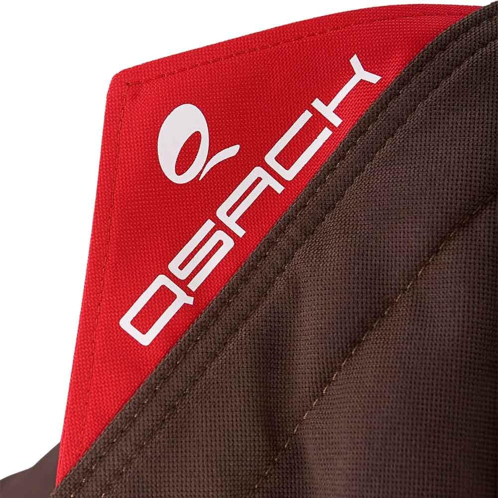 QSack Indy Sitzsack Bezug ohne Füllung, Indoor Sitzsack Hülle 140 x 180 cm (Dunkelbraun)