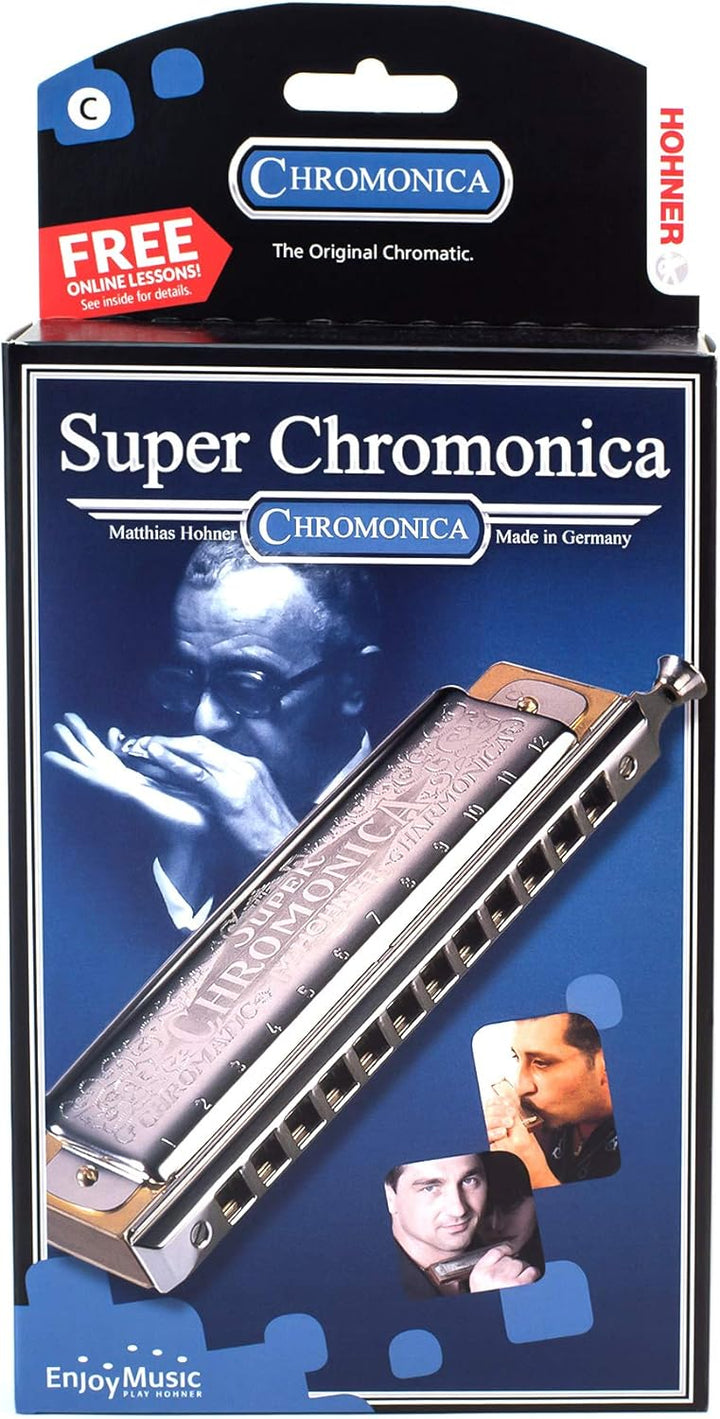 Hohner M27001X Super Chromonica 270 C-Dur Mundharmonika Single, Single