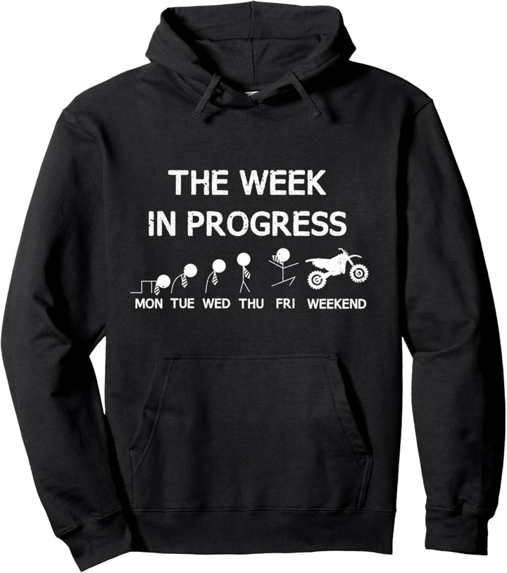 Motocross Evolution Motorrad Pullover Hoodie