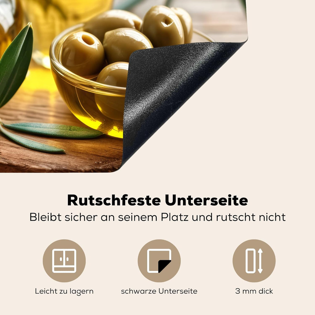 KitchenYeah© Herdabdeckplatte Einteilig Ceranfeld Abdeckplatte für Induktionsschutz Ceranfeldabdecku