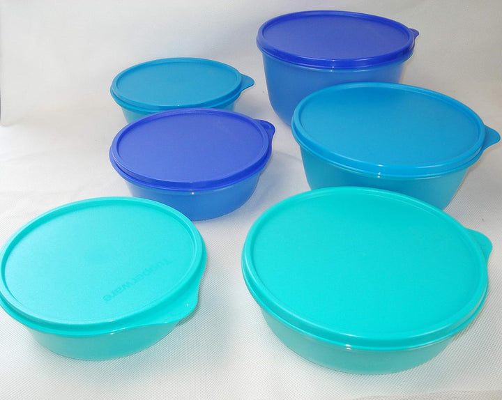TUPPERWARE Kühlschrank Clarissa 2L+1,5L + 1,0L Hit-Parade 600ml (3) blau P 21950