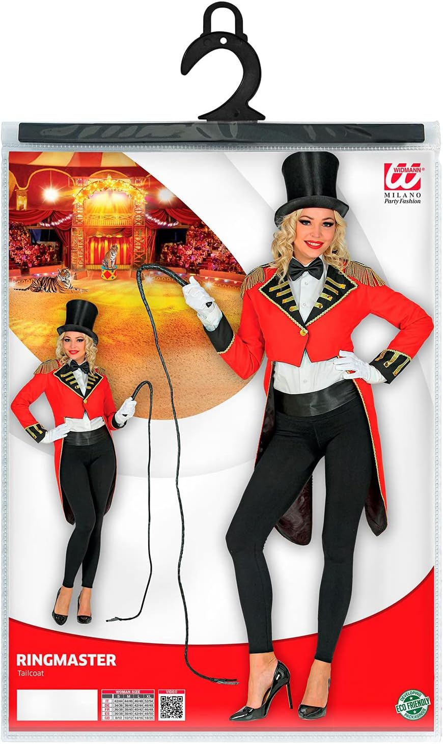 Widmann - Kostüm Zirkusdirektor, Parade Frack, Gardeuniform, Motto-Party, Karneval, M