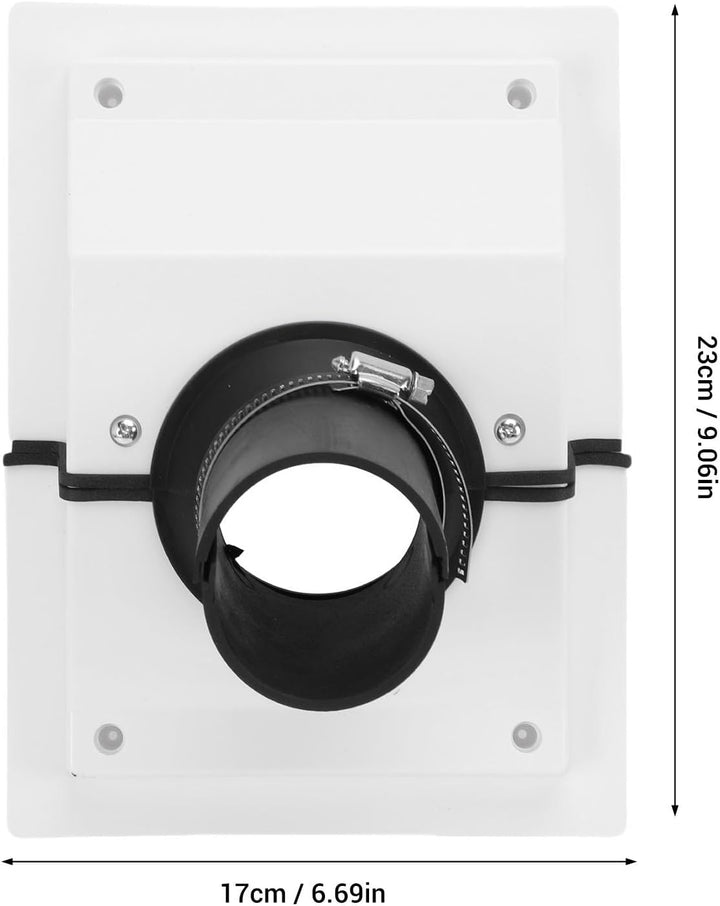 HVAC Wanddurchführung Abdeckungsset, Klimaanlage Leitungsschutzabdeckung Kit, Kunststoff Wandklimaan